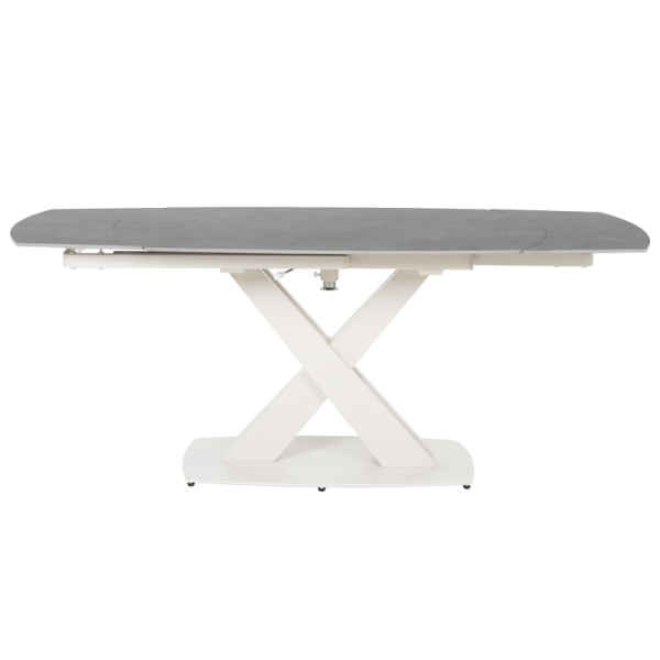 Разтегателна трапезна маса MATEO - сива