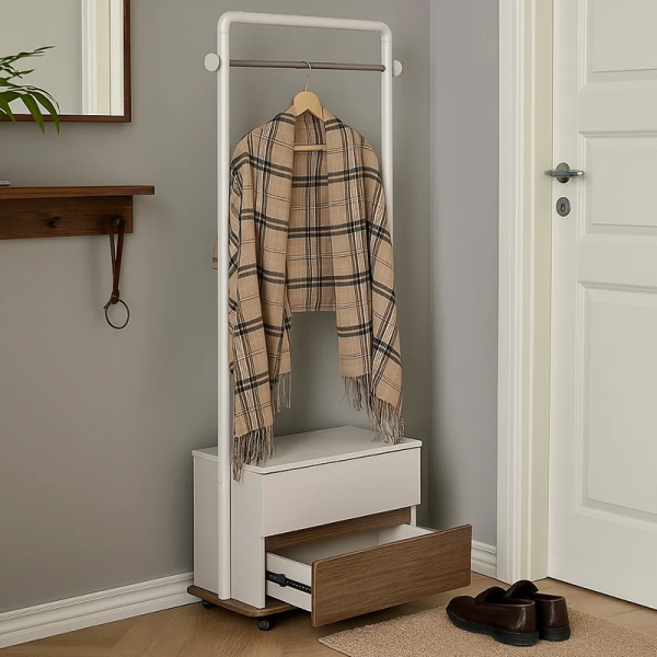 Закачалка с шкаф PASAU - капучино