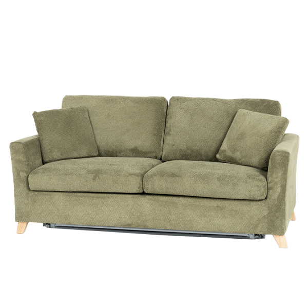 Разтегателен диван - тройка FIZI - зелен Е75