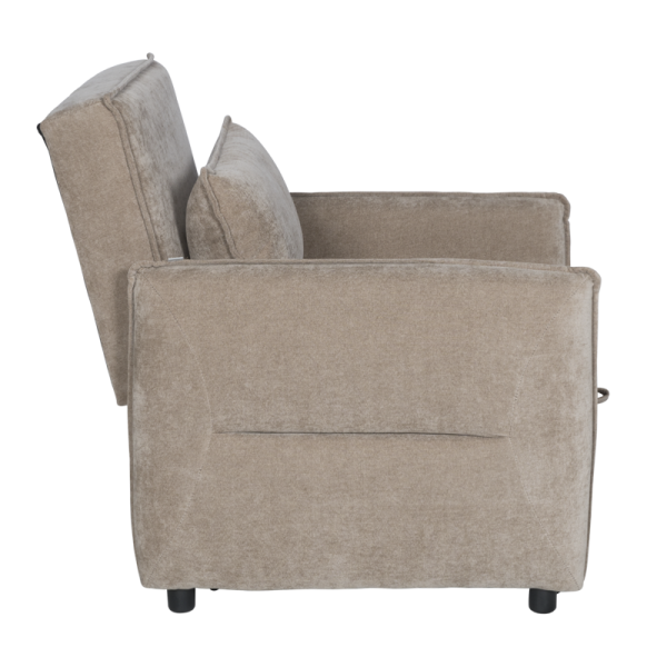 Разтегателен фотьойл AKETI - бежов М34