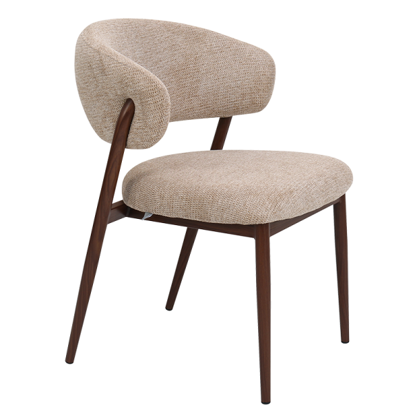 Трапезен стол OMA - кафяв 14 WAL