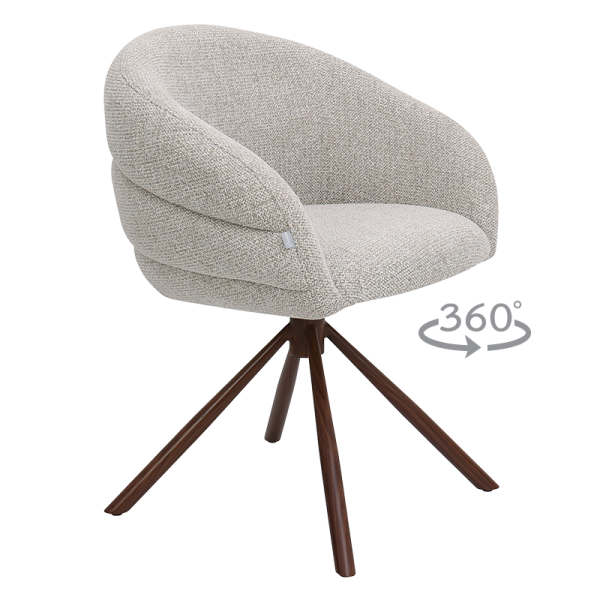 Трапезен стол NAMKA - светлокафяв 3А WAL