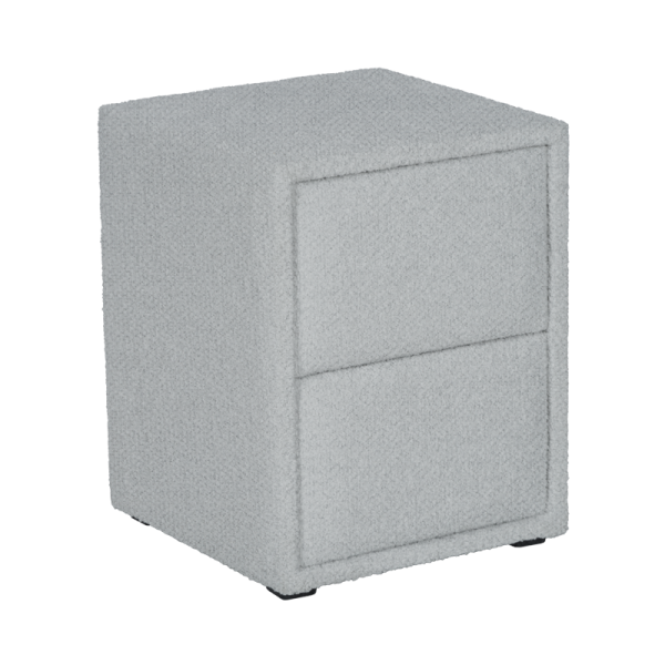 Нощно шкафче за спалня DIANA - светлосив 326