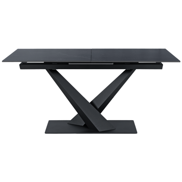 Разтегателна трапезна маса TINACO - черна