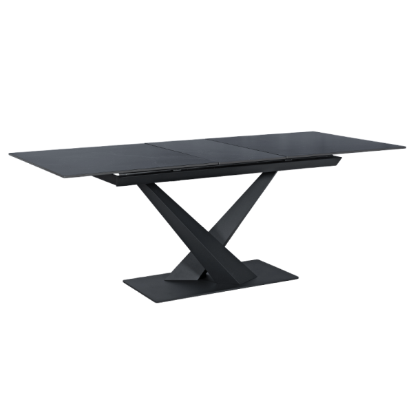 Разтегателна трапезна маса TINACO - черна