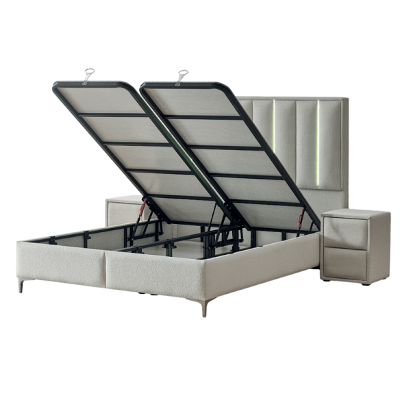 Тапицирана спалня с матрак MINI MOONLIGHT 160 х 200 - крем 01