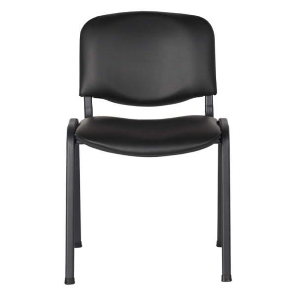 Посетителски стол Carmen 1131 LUX - черен