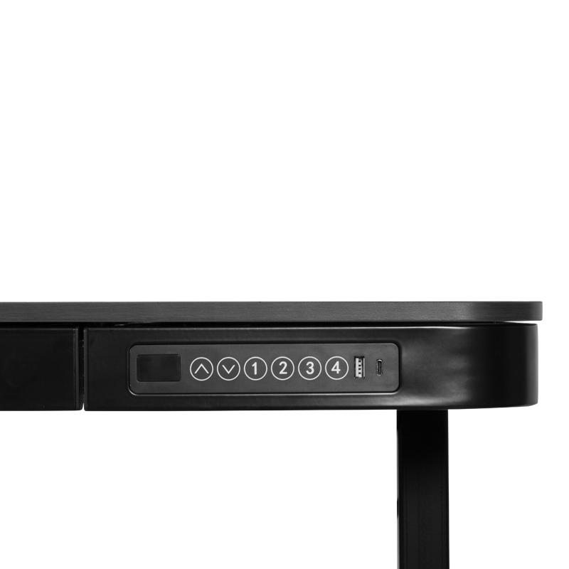 Ергономично регулируемо бюро Carmen CR-118 E - черно