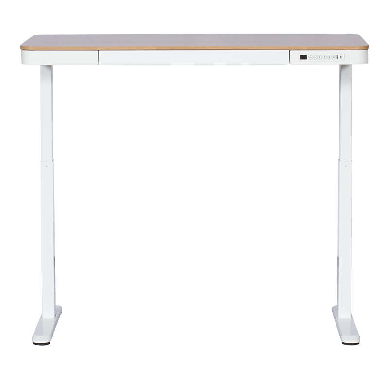 Ергономично регулируемо бюро Carmen CR-118 E - бук-бял