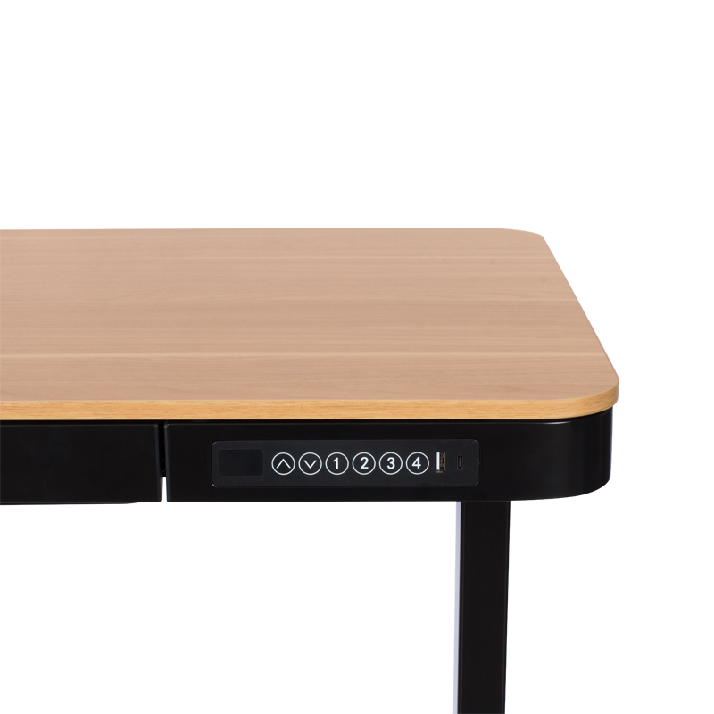 Ергономично регулируемо бюро Carmen CR-118 E - бук-черен