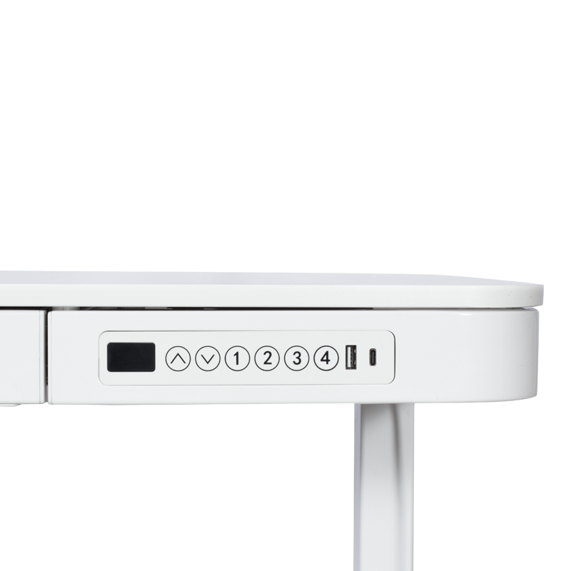 Ергономично регулируемо бюро Carmen CR-118 E - бяло