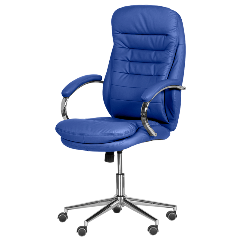 Президентски офис стол Carmen 6113-1 - син