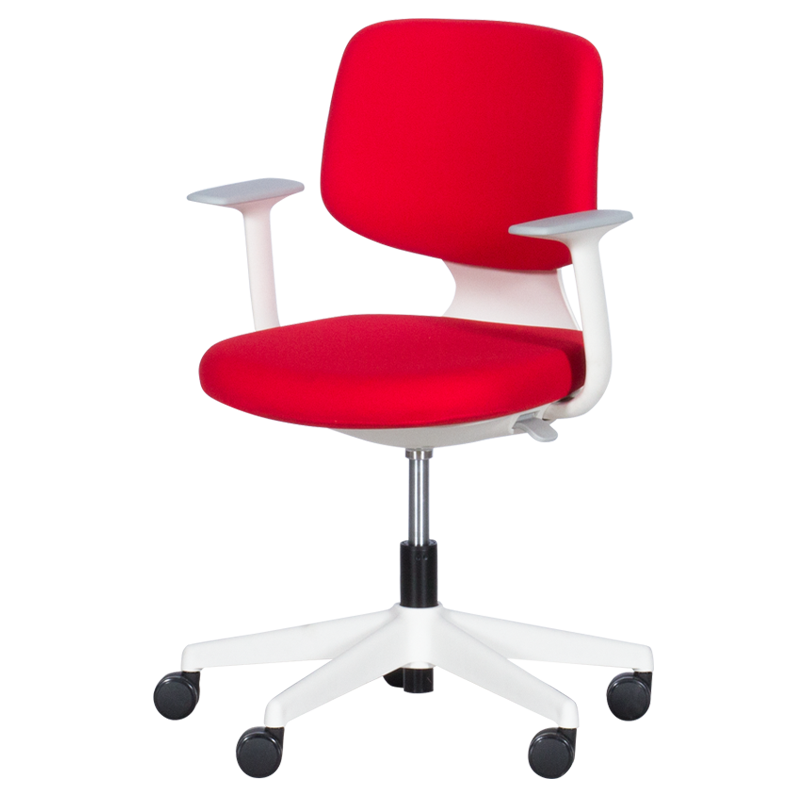 Работен стол Carmen 6218 - червен