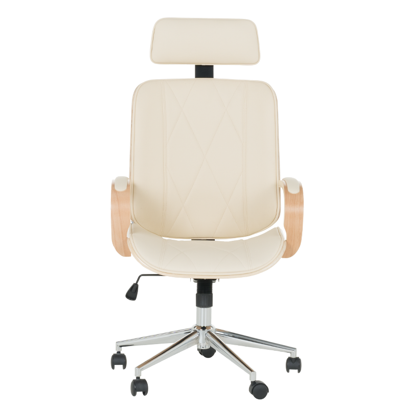 Президентски офис стол Carmen 6404 - бук-крем