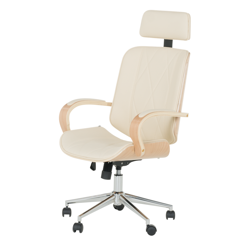 Президентски офис стол Carmen 6404 - бук-крем