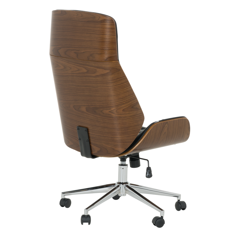 Офис кресло Carmen 6407 - орех-черен