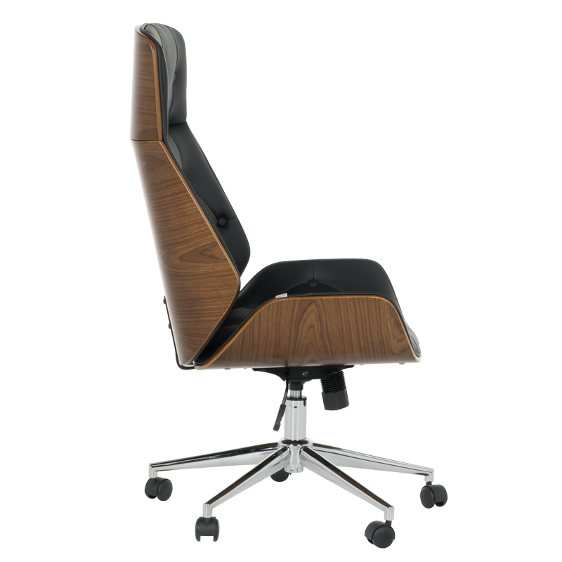 Офис кресло Carmen 6407 - орех-черен