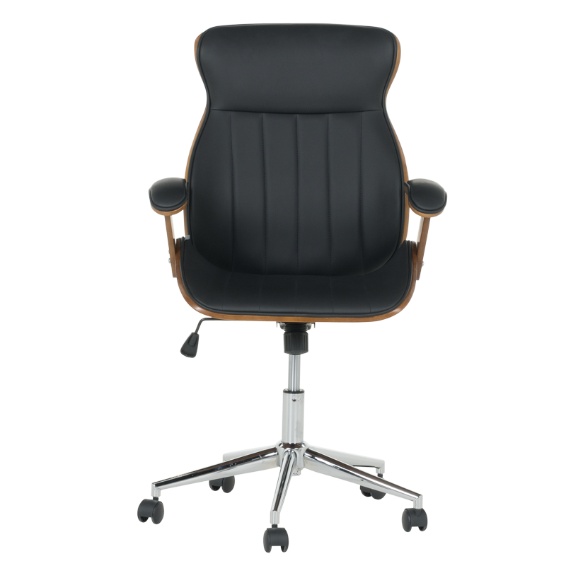 Президентски офис стол Carmen 6408 - орех-черен