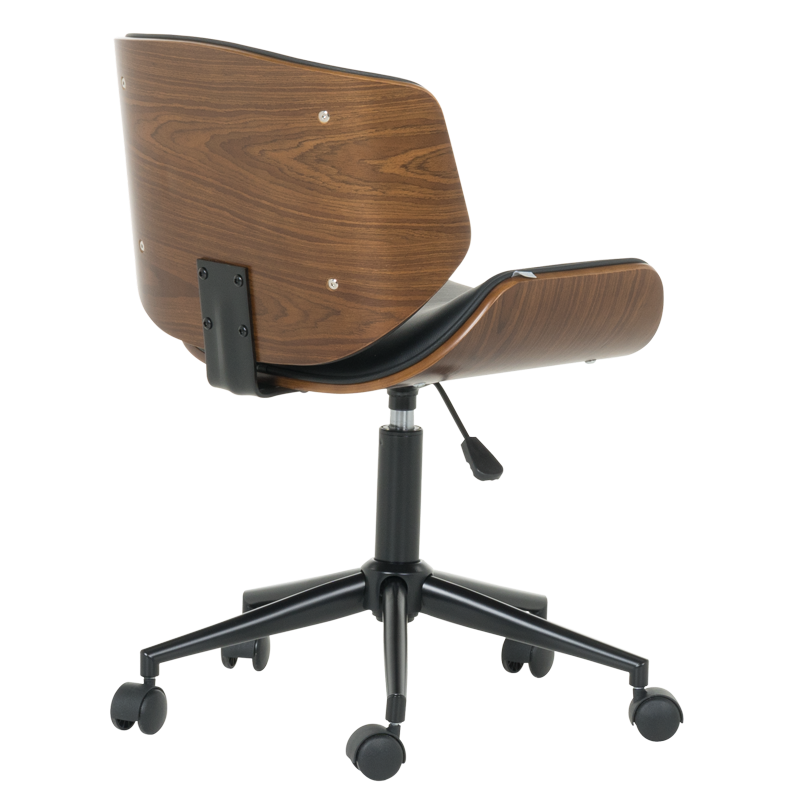 Президентски офис стол Carmen 6409 - орех-черен