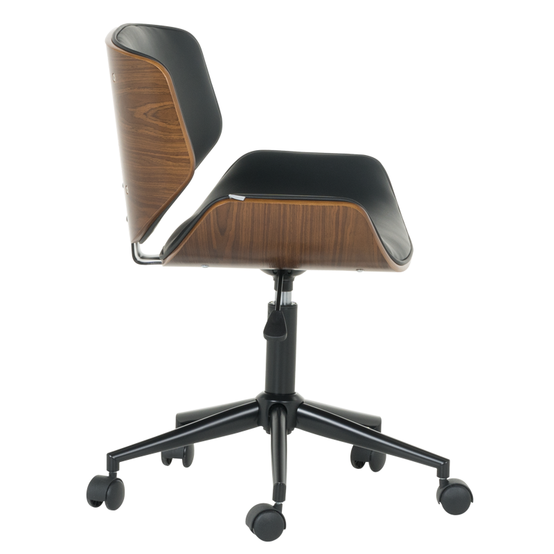 Президентски офис стол Carmen 6409 - орех-черен