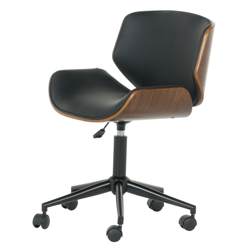 Президентски офис стол Carmen 6409 - орех-черен