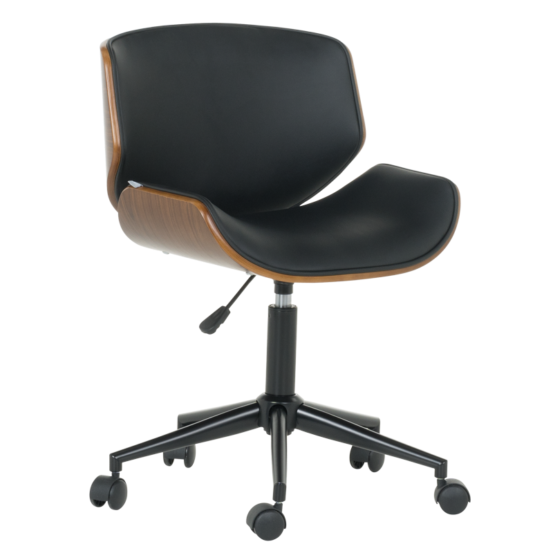 Президентски офис стол Carmen 6409 - орех-черен