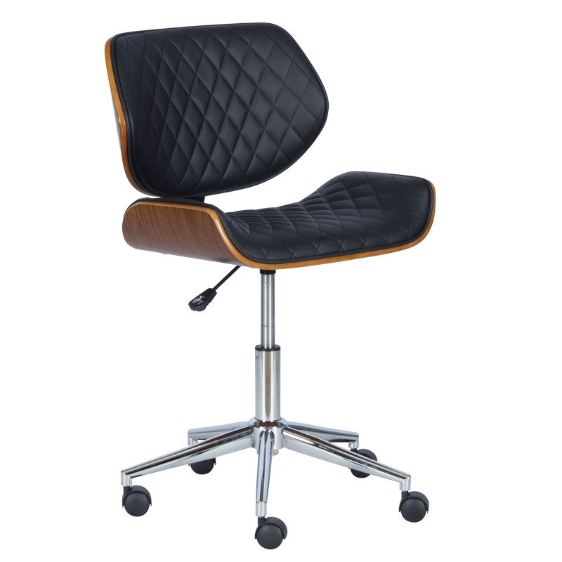 Президентски офис стол Carmen 6410 - орех - черен