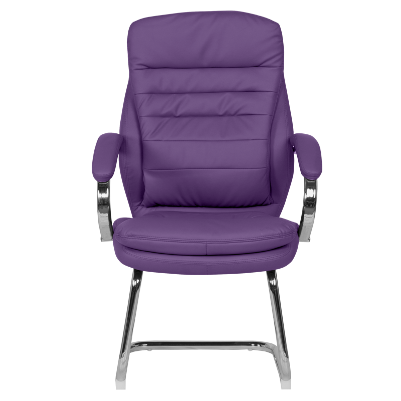 Посетителски стол Carmen 6154 - лилав