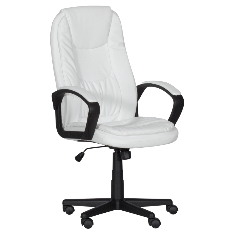 Президентски офис стол Carmen 6682 - бял