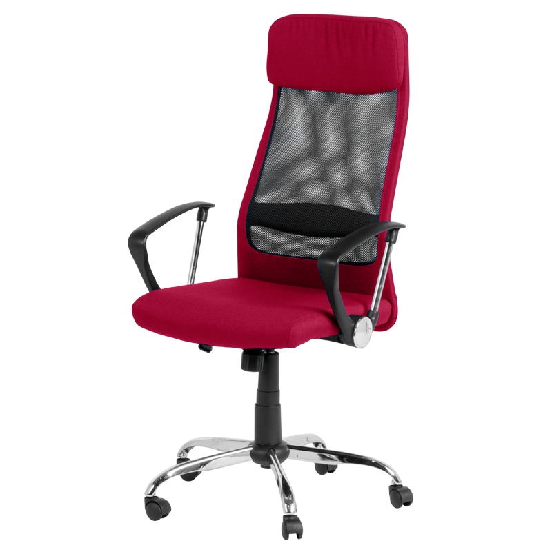 Президентски офис стол Carmen 6183 - бургунди