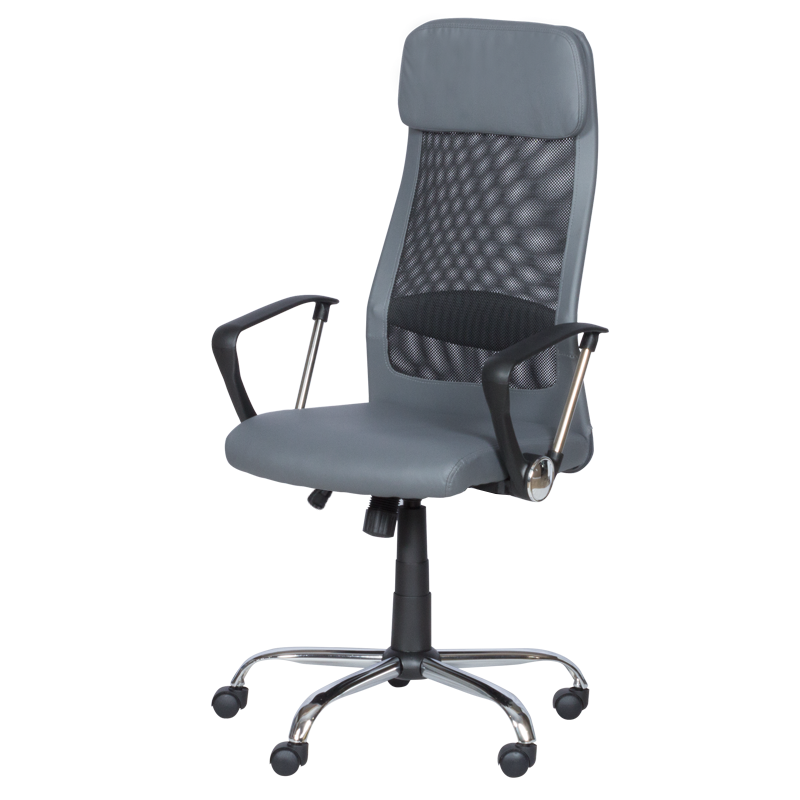 Президентски офис стол Carmen 6184 M - сив