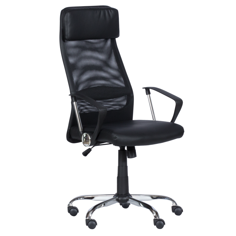 Президентски офис стол Carmen 6184 M - черен