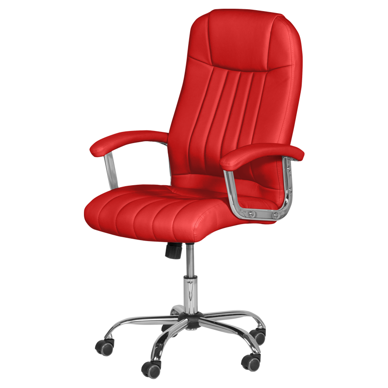 Президентски офис стол Carmen 6181 - червен