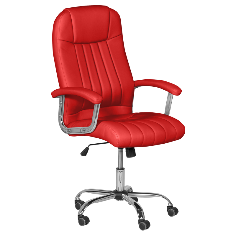 Президентски офис стол Carmen 6181 - червен