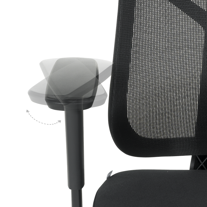 Ергономичен стол Carmen 7901 - черен