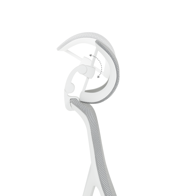 Ергономичен стол Carmen 7901 W - сив