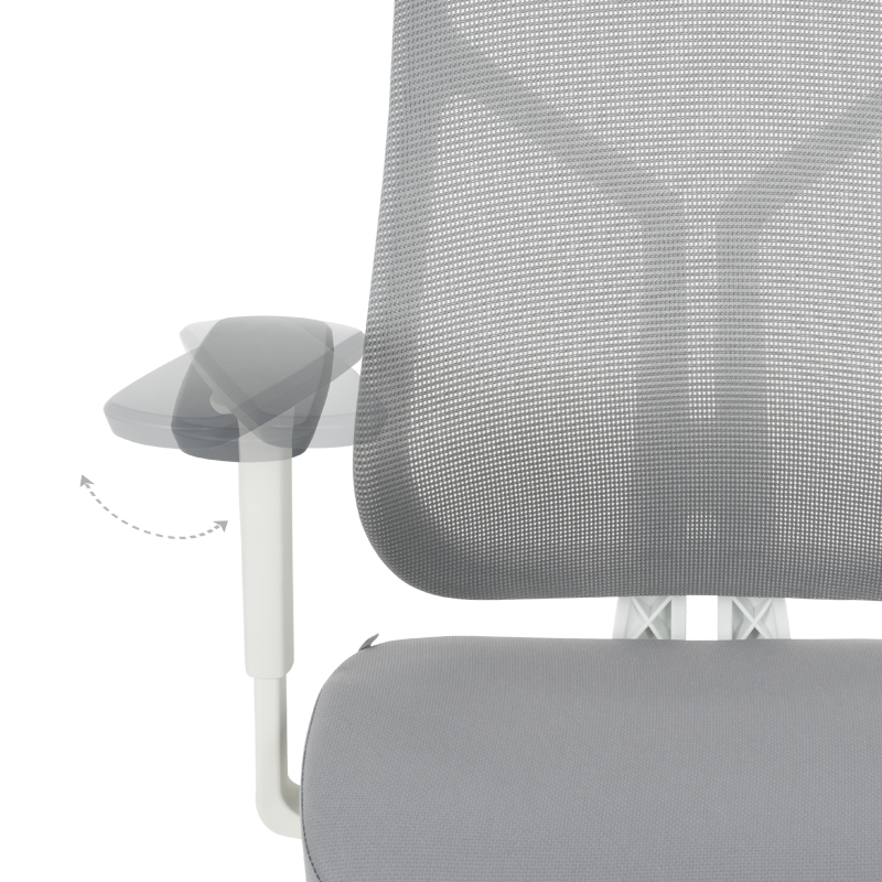 Ергономичен стол Carmen 7901 W - сив