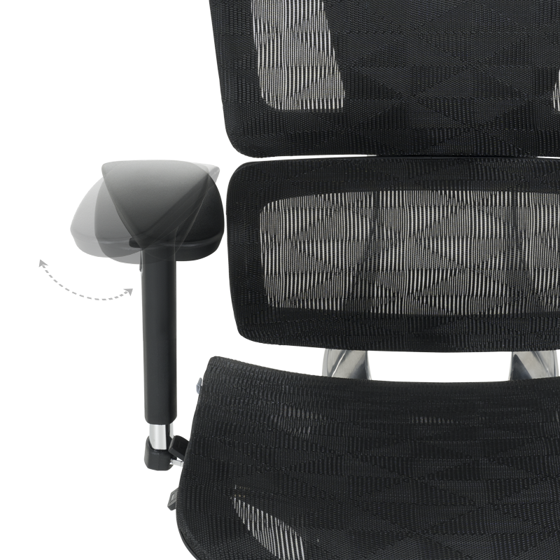 Ергономичен стол Carmen 7902 - черен