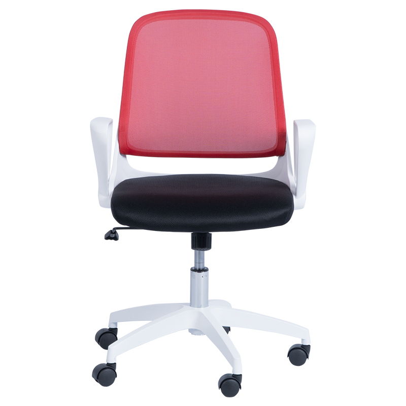 Работен стол Carmen 7033 - червено - черен