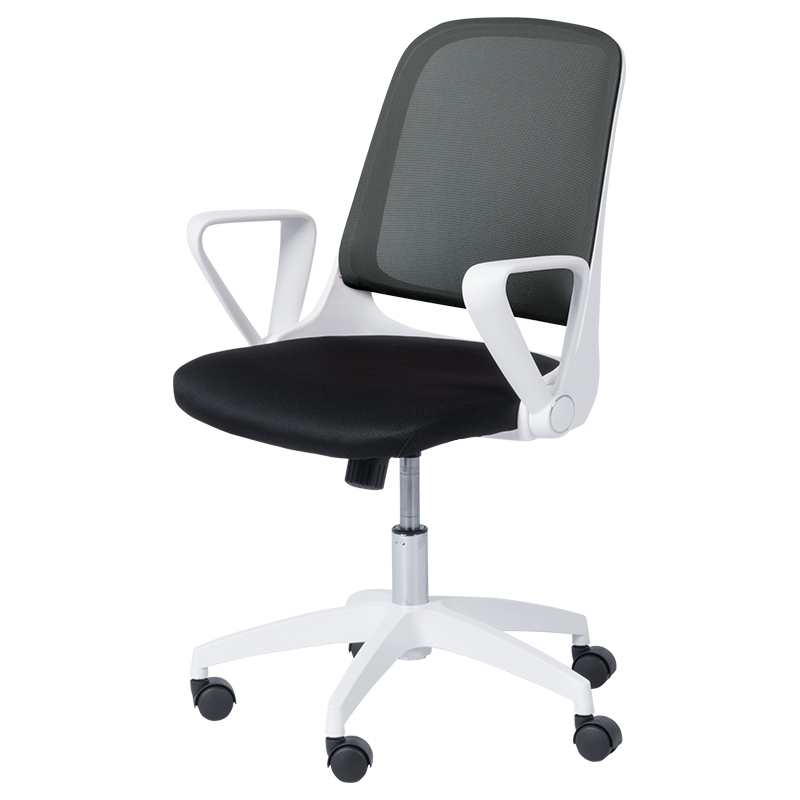 Работен стол Carmen 7033 - сиво - черен