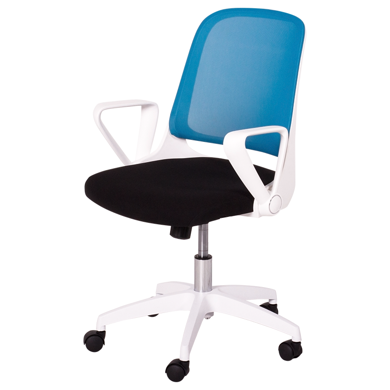 Работен стол Carmen 7033 - синьо - черен