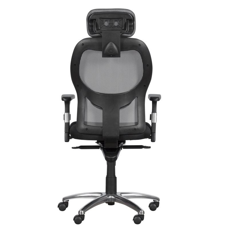 Ергономичен стол Carmen 7520 - черен - сив