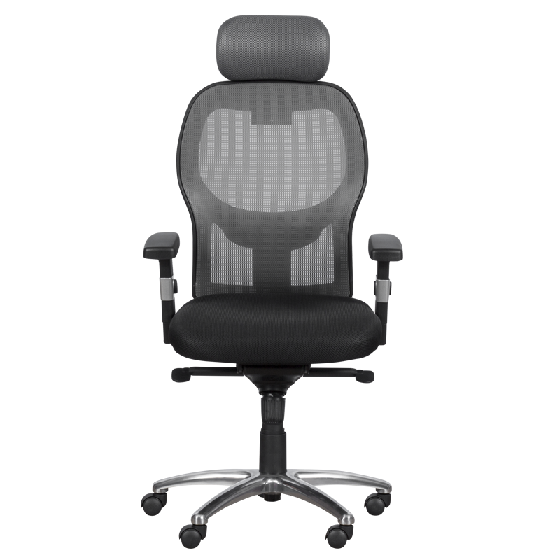 Ергономичен стол Carmen 7520 - черен - сив