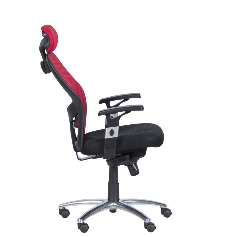 Ергономичен стол Carmen 7520 - черен - червен