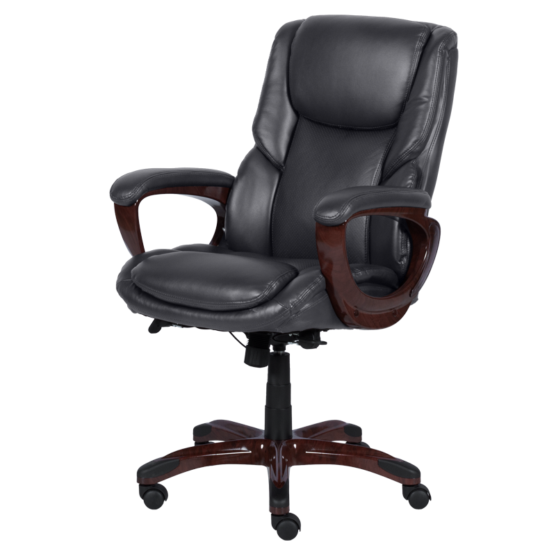 Президентски офис стол Carmen 5025 - черен