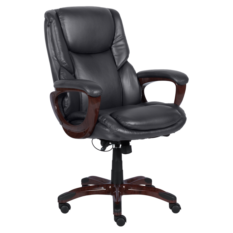 Президентски офис стол Carmen 5025 - черен