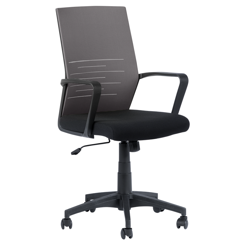 Работен офис стол Carmen 7041 - черен - сив