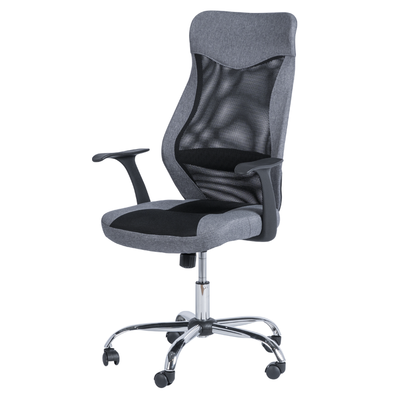 Президентски офис стол Carmen 7528 - сив