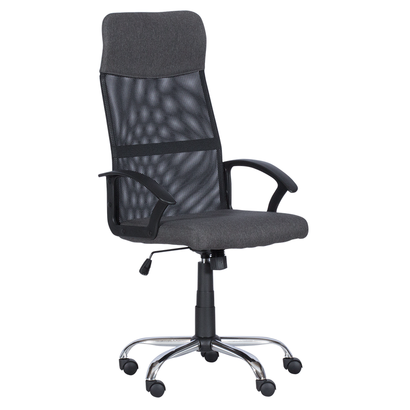 Работен офис стол Carmen 6592-1 - сив-черен