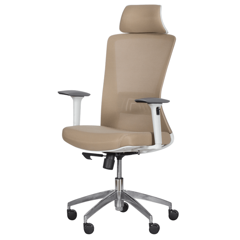 Ергономичен стол Carmen 7542 W - бежов